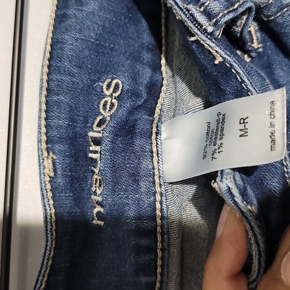 Maurices Raw Hem Slim Straight Leg Medium Jeans - Picture 4 of 9